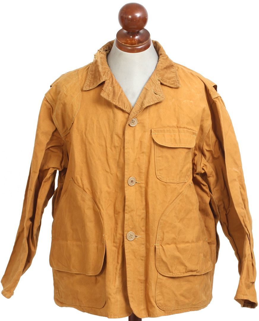 Vintage 1960s Belknap men's hunting jacket field coat canvas duck Size